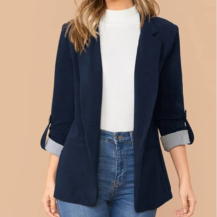 Damer elegant blazer lavet af let stof med trendy detaljer Stilla