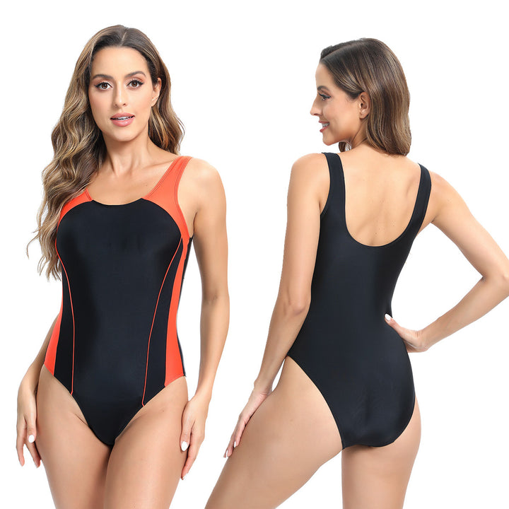 Dame Sporty Badedragt med Racerback og figursyet design Stilla