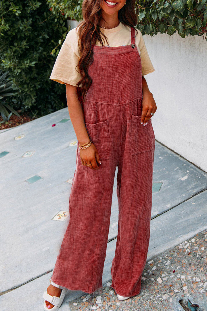 Dame Fritid Utility Overall Jumpsuit Stilla
