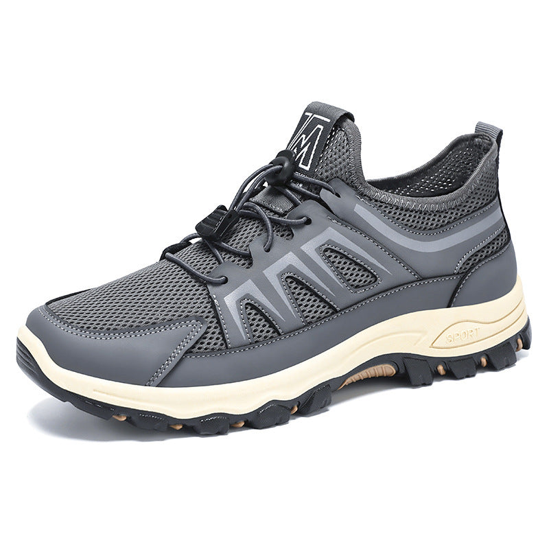 Femme Lettere Outdoor Trail Sneakers med åndbart mesh-overflade og stødabsorberende sål Stilla