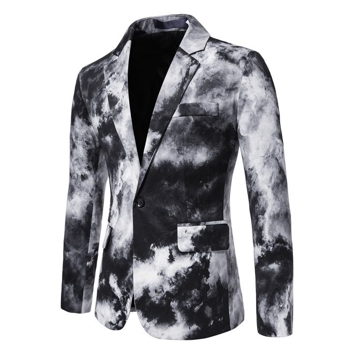 Herrer Kunstnerisk Tryk Blazer Stilla