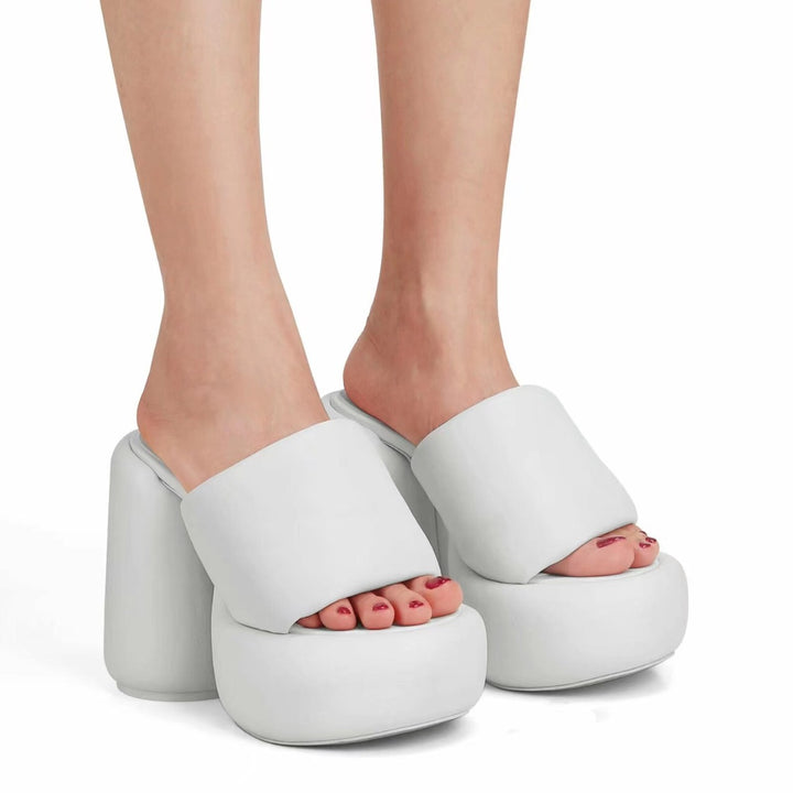 Femme Plattform Rutsche Sandaler Stilla