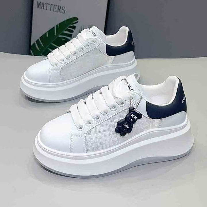 Dame Fashion Sneakers med højt plateau og modige detaljer Stilla