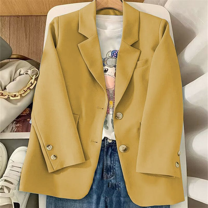 Damer elegant blazer med dobbelt knapåbning Stilla