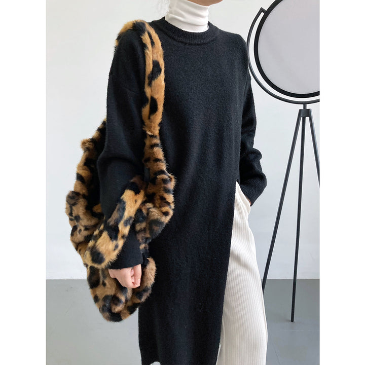 Femme Longline Cozy Knit Pullover Stilla