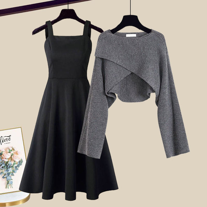 Stilla | Elegant Strikket Kjolekombination