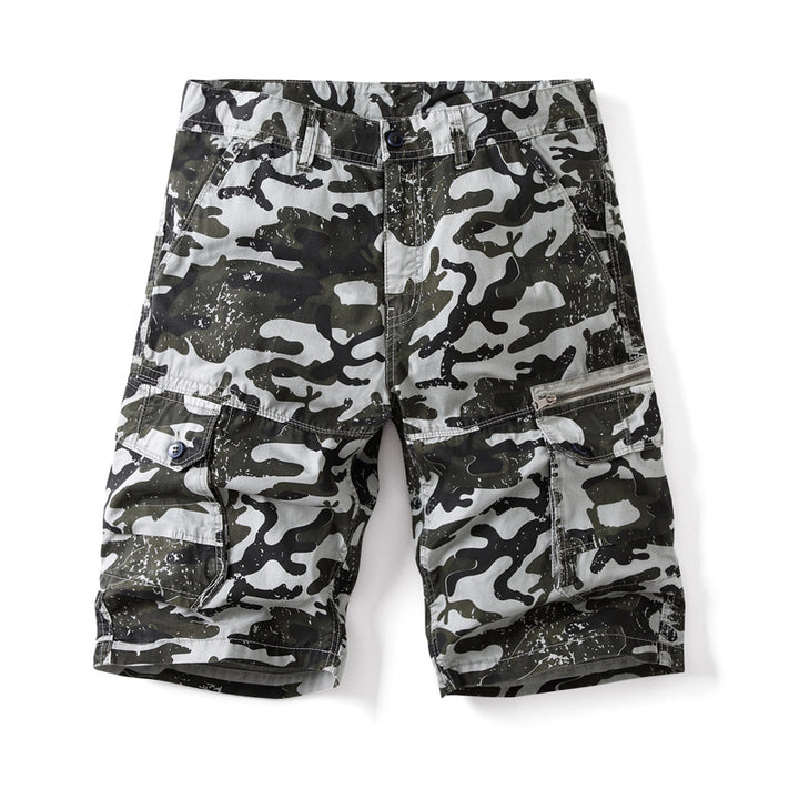 Herre Cargo Shorts med Utility-lommer Stilla