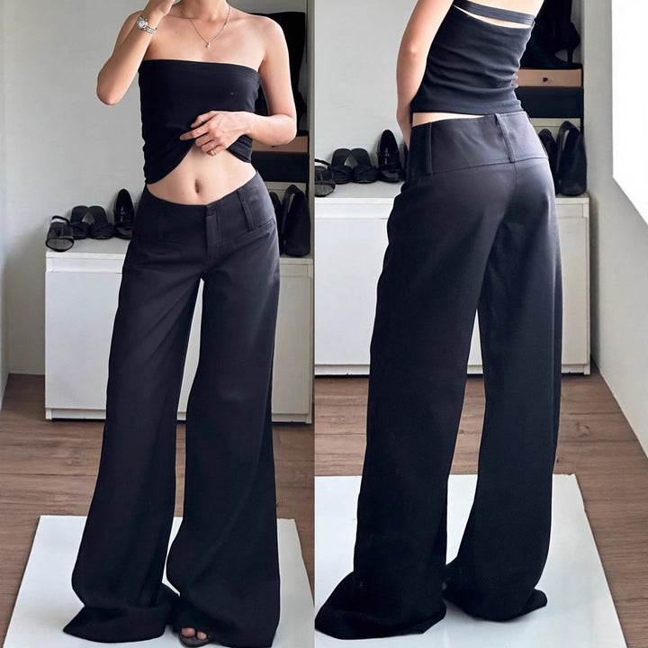 Damer Bred High-Waist-Bukser Skovae