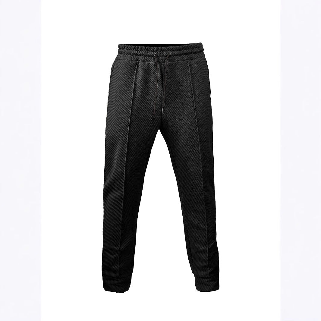 Herrer Sporty Joggingbukser med innovativ struktur og funktionelle sidelommer Stilla