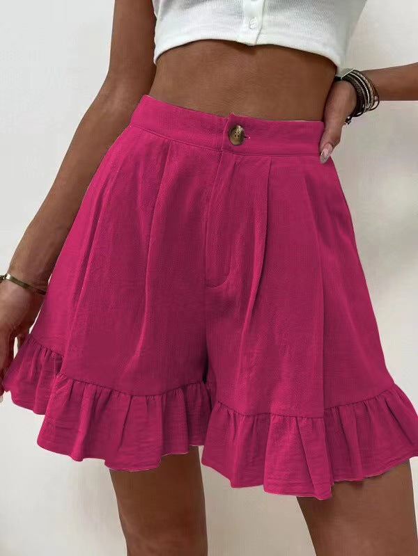 Dame Svingende Volangkant Shorts Stilla