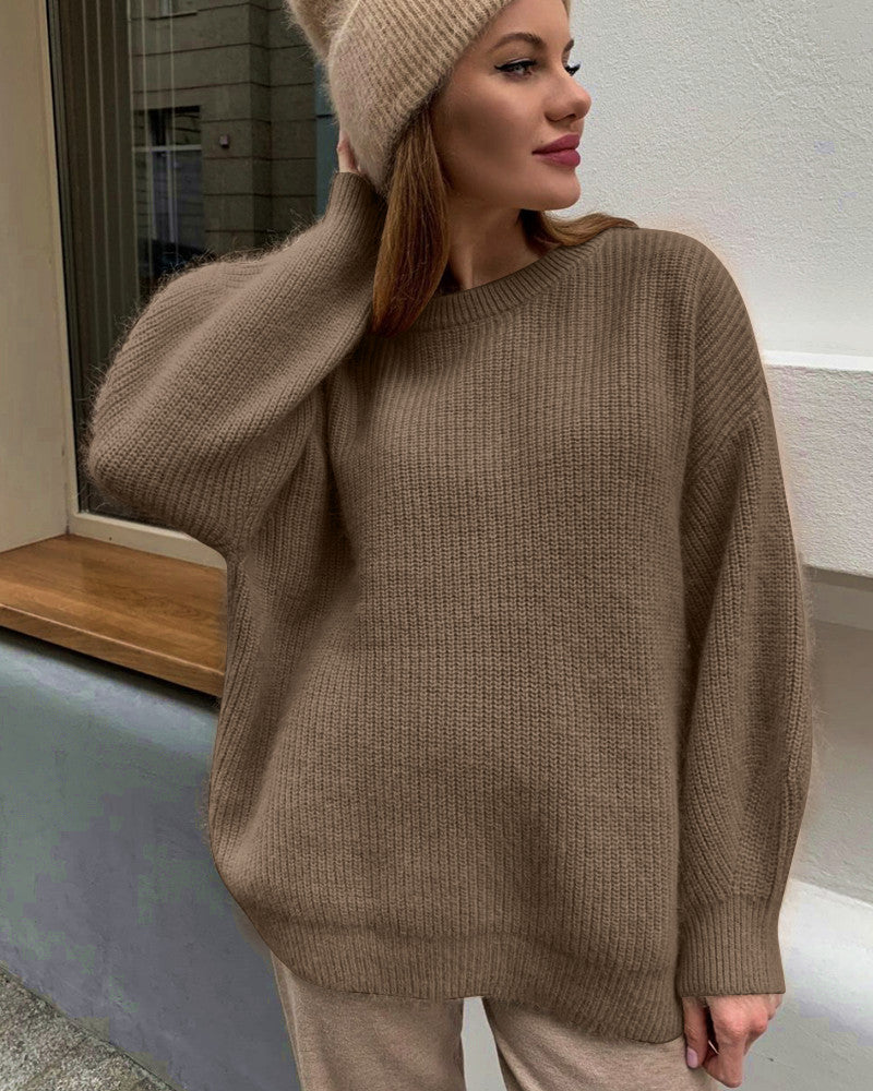 Dame Oversized Pullover i høj kvalitet strik Stilla