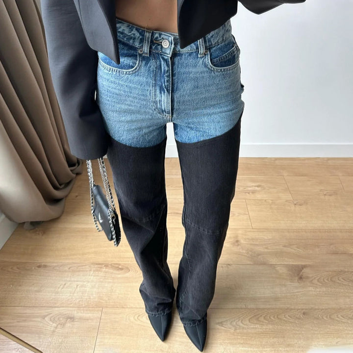 Dame Mode Jeans-Hybrid-Bukser Stilla
