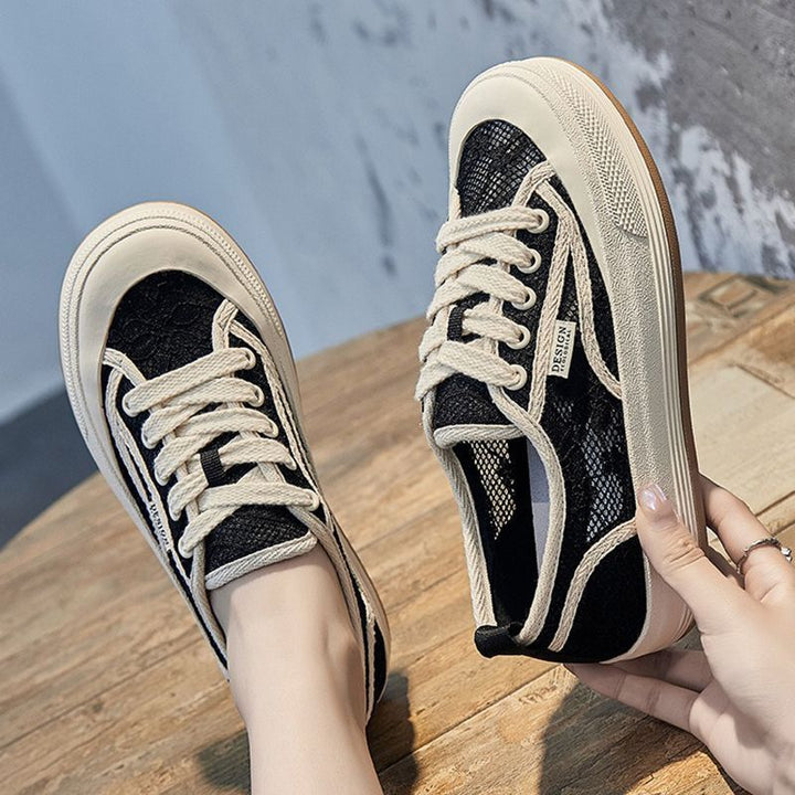 Dame afslappede sneakers med åndbar netstruktur og behagelig sål Stilla