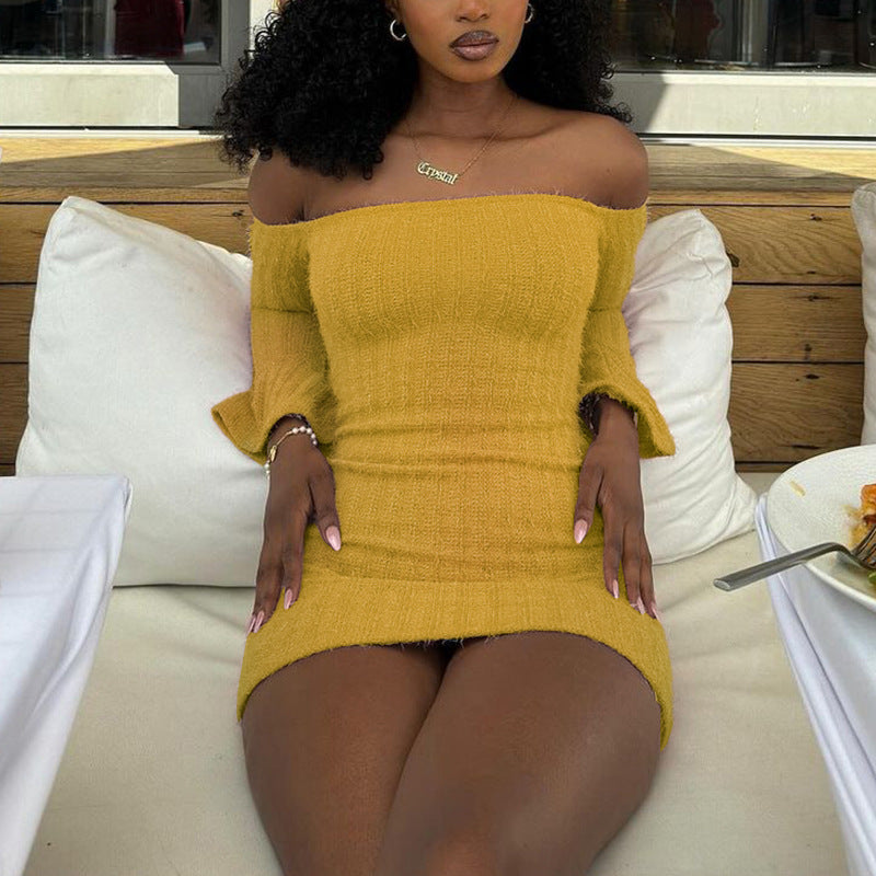 Dame Off-Shoulder Minikjole Skovae