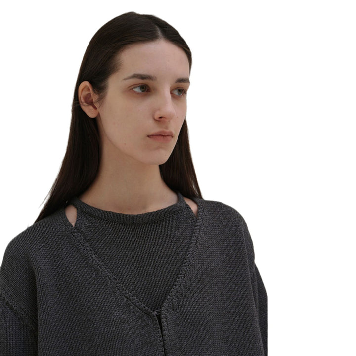 Kvinders komfortable og elegante strikket cardigan Stilla