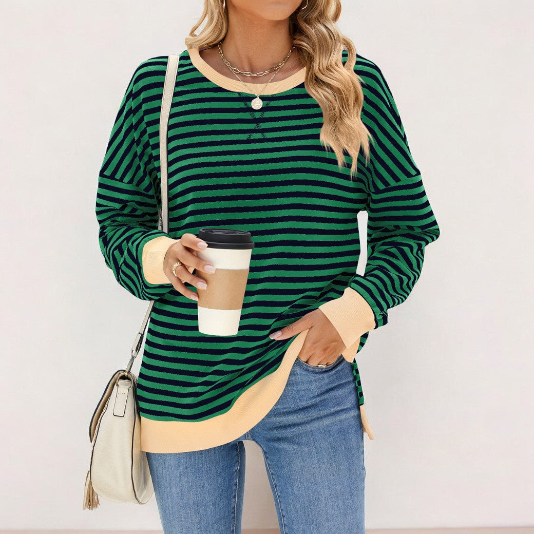 Stilla | Lækkert Stribet Pullover