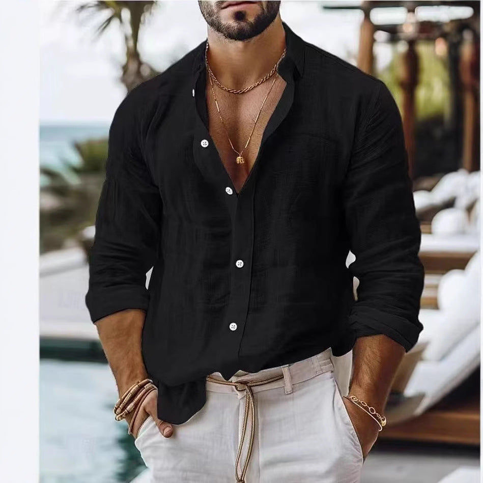 Herrer Let Sommerbluse Stilla