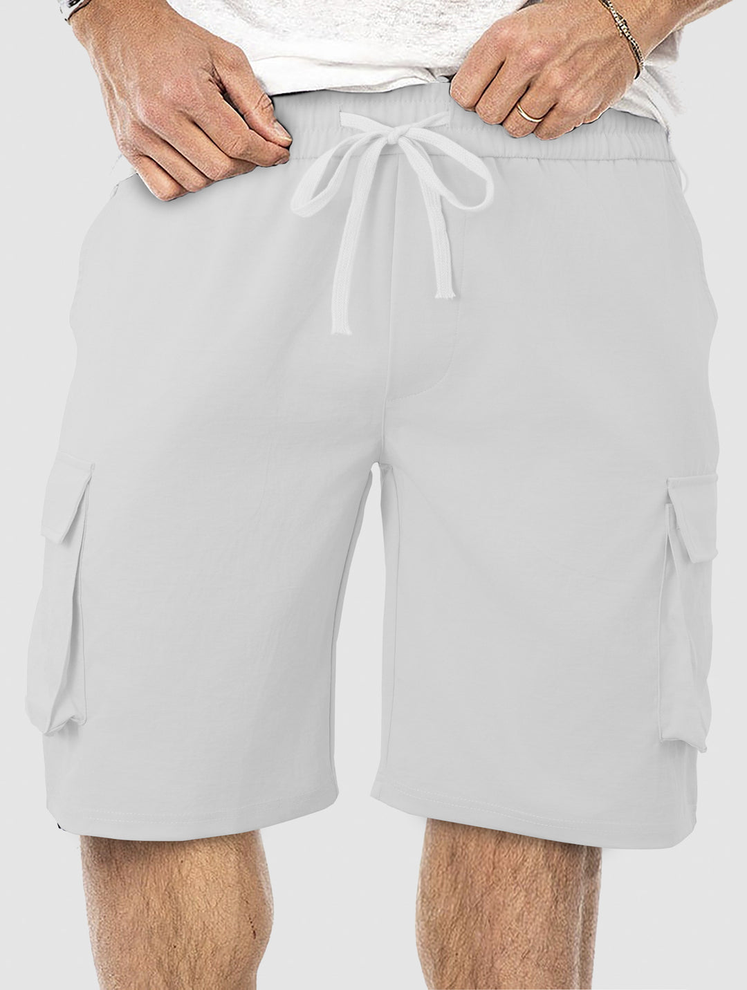 Herre Cargo Shorts med praktiske sidelommer og justerbar talje Stilla
