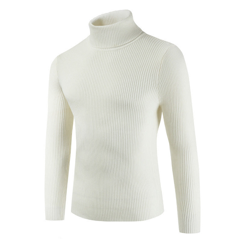 Dame rullekrave sweater med fint ribdesign og tætsiddende pasform Stilla