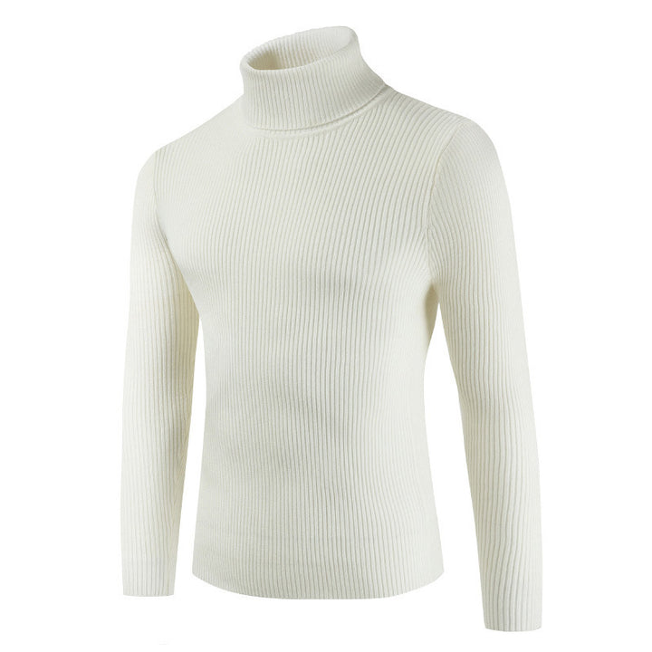 Dame rullekrave sweater med fint ribdesign og tætsiddende pasform Stilla