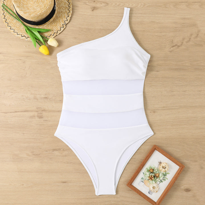 Dame En-skulder Cut-Out En-delt Badetøj Stilla