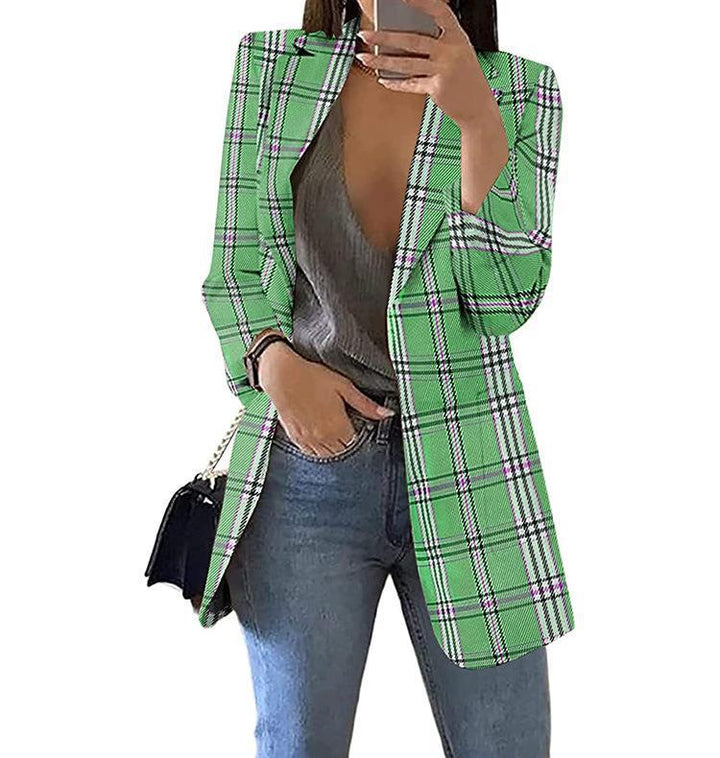 Dame ternet blazer med moderne snit Stilla