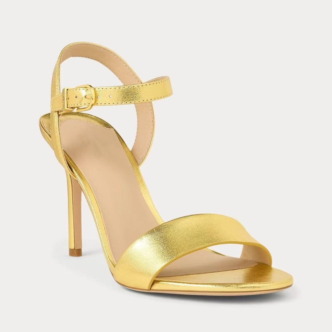 Femme Open-Toe High-Heeled Sandaler med justerbar ankelrem Stilla