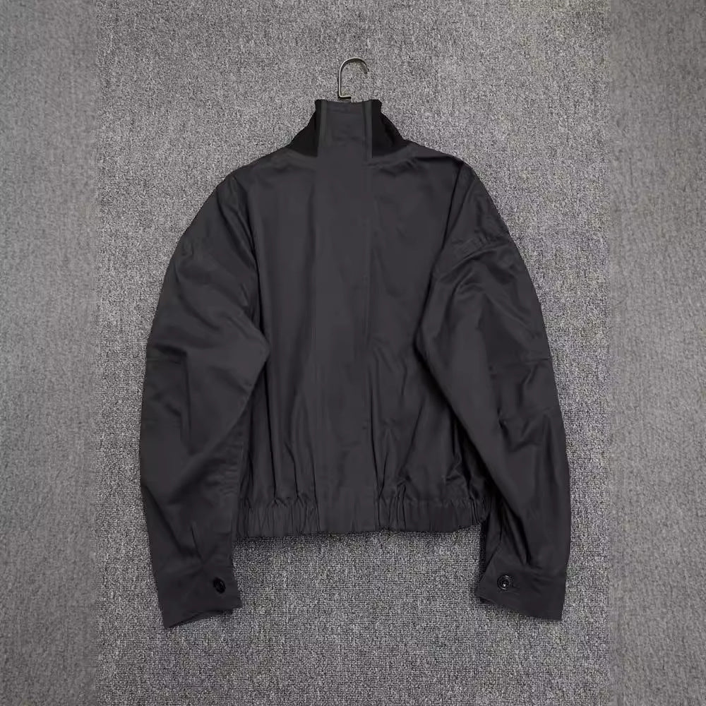 Kvinders afslappede hoodie jakke med høj krave og sidelukning Stilla