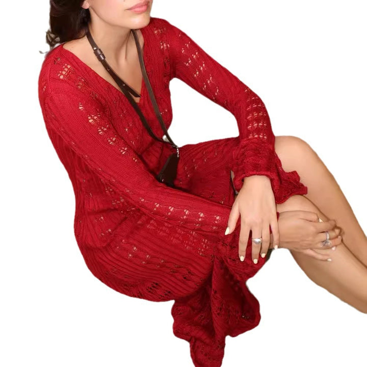 Femme Åben-Strik Duster Cardigan Stilla