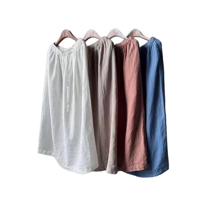 Femme let linned maxikjole Stilla