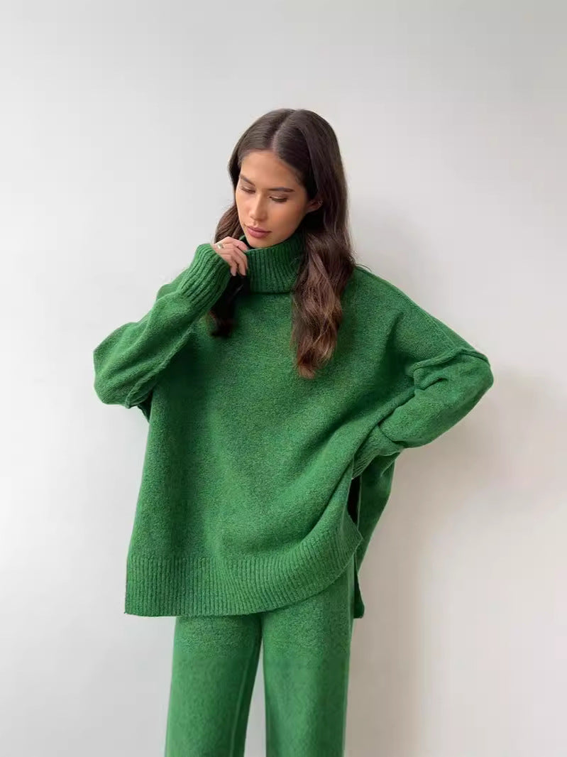 Dame Oversize Rullekravepullover Kjole Stilla