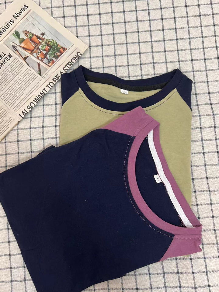 Dame Casual Raglan Ærme-T-shirt Stilla