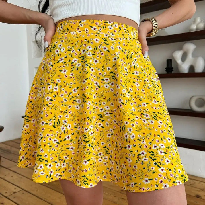 Dame Højterede Leopardmønster Shorts Stilla