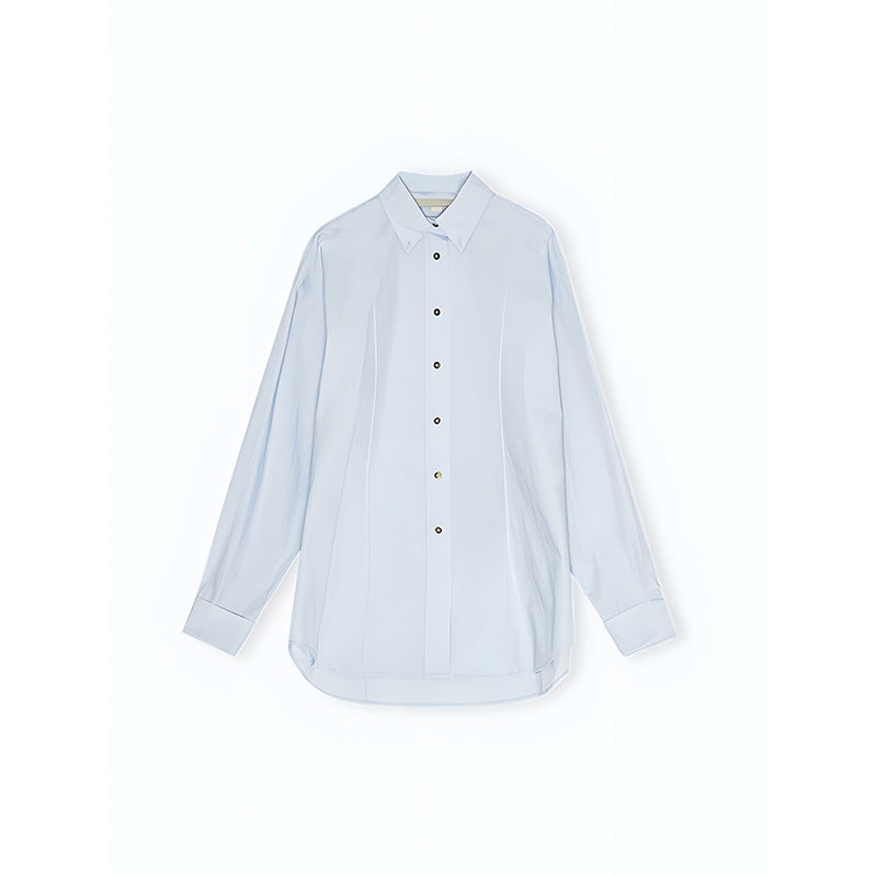 Kvindernes langærmede bluse med moderne snit og elegante detaljer Stilla