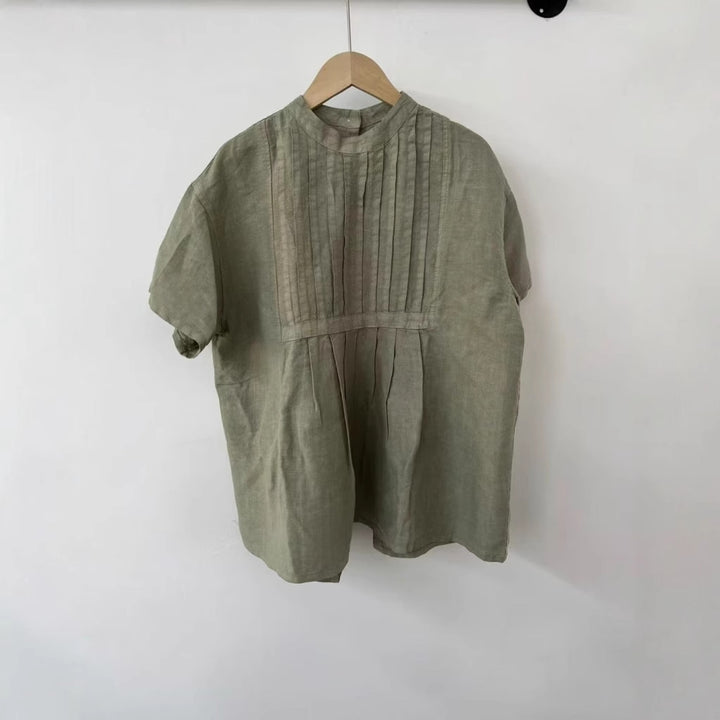 Dame Relaxed Fit Struktureret Tunika Top Stilla