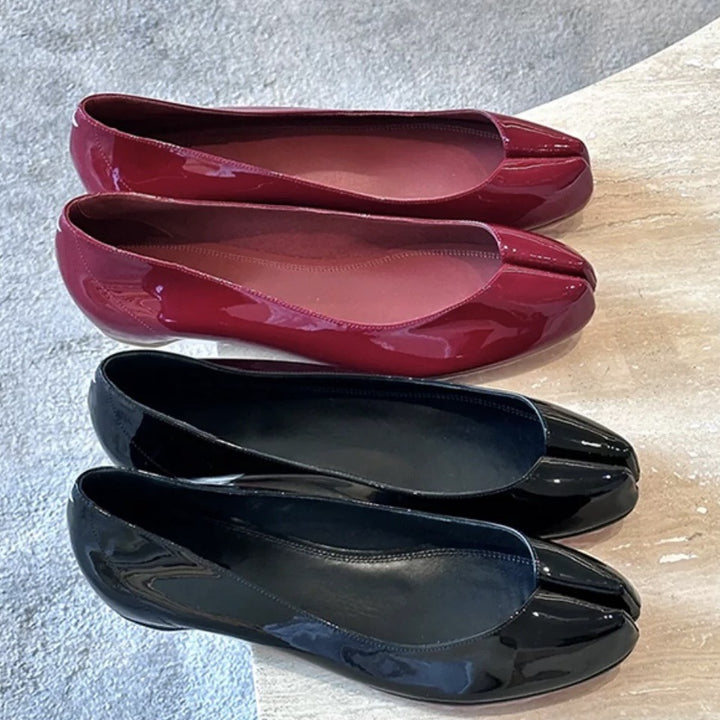 Femme Chic Peep-Toe Ballerinas Stilla