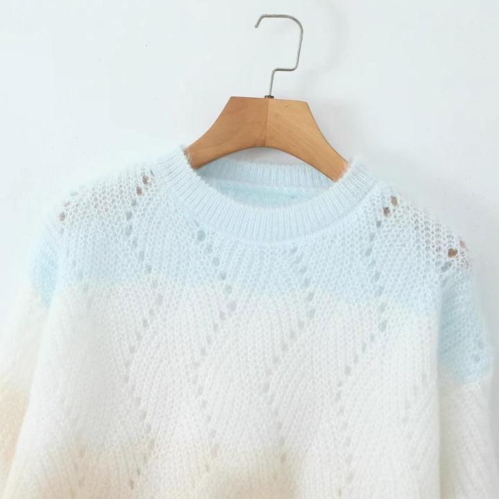 Kvinder Komfortabel Strik Sweater med Delikate Farver Stilla