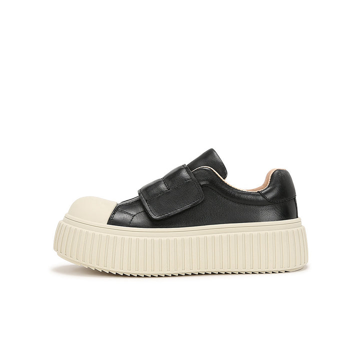 Dame Chic Platform Sneakers med justerbar rem Stilla