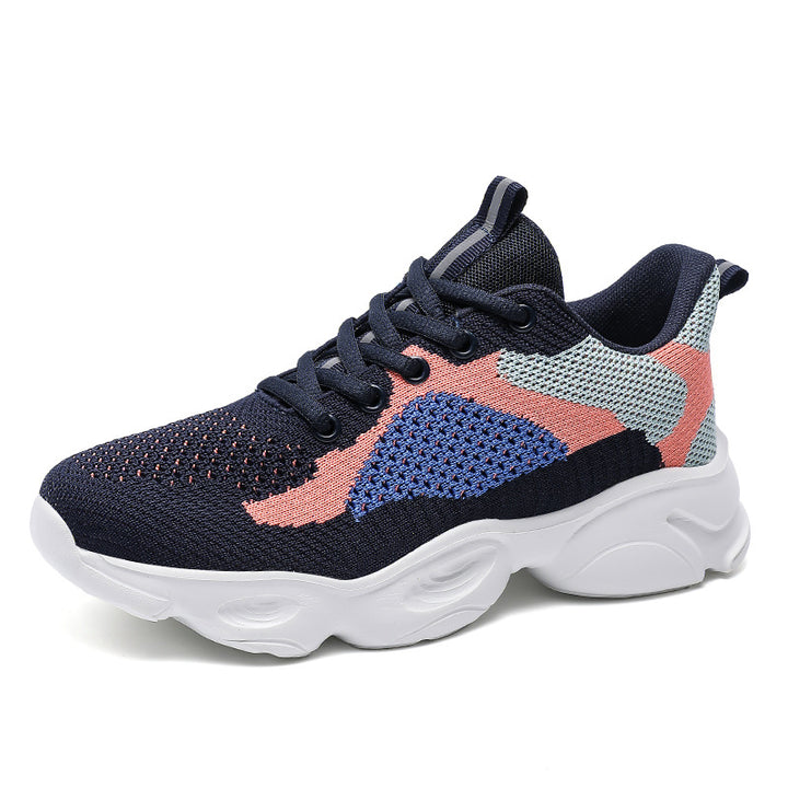 Dame mode Åndbare Sneakers med trendy design og fleksibel sål Stilla
