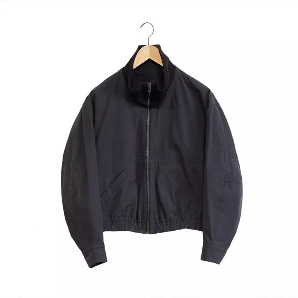 Kvinders afslappede hoodie jakke med høj krave og sidelukning Stilla