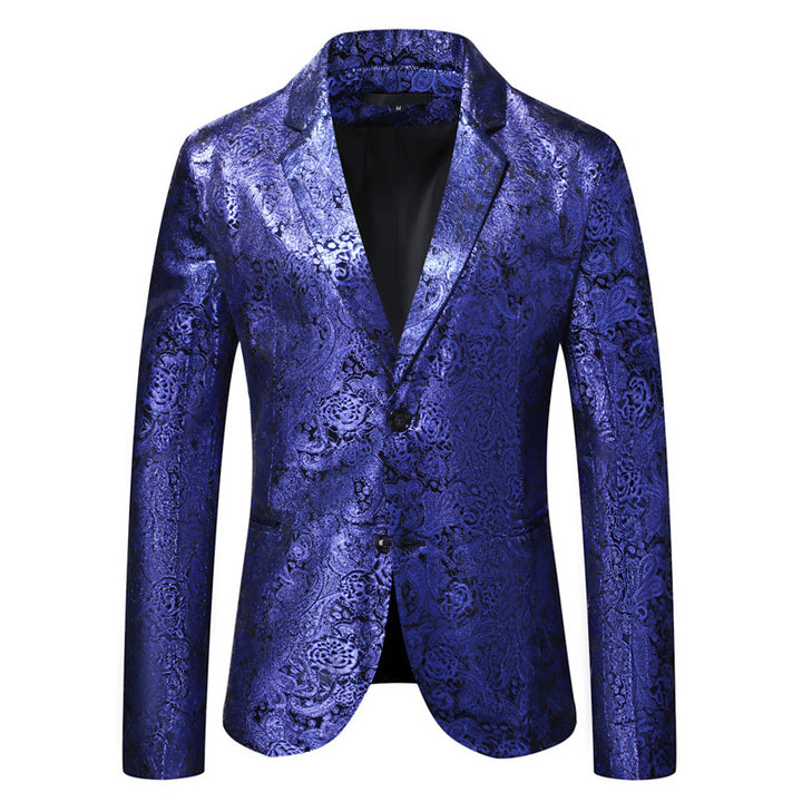Stilfuld leopardprint-blazer til herrer Stilla