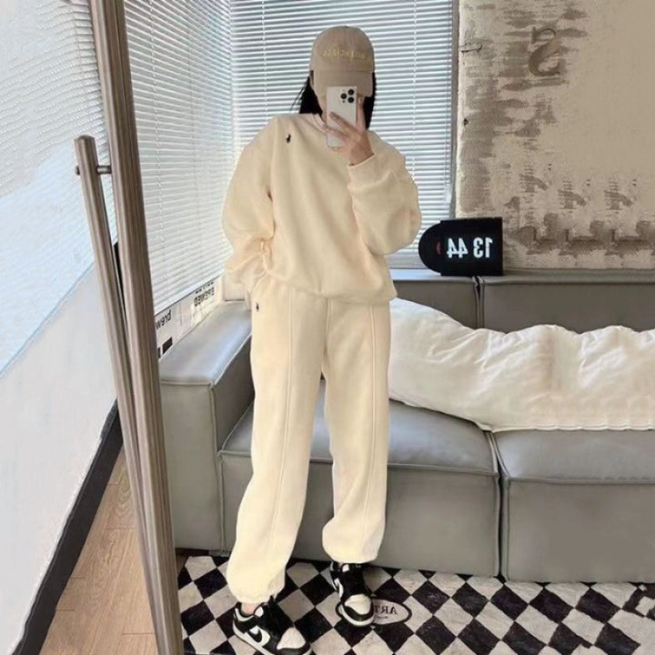 Kvinders komfortable sweatpants med praktiske lommer og elastisk talje Skovae