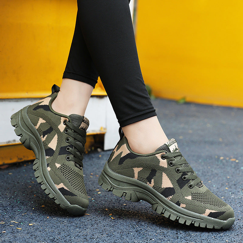 Herrer Camo Mesh Løbesko Stilla