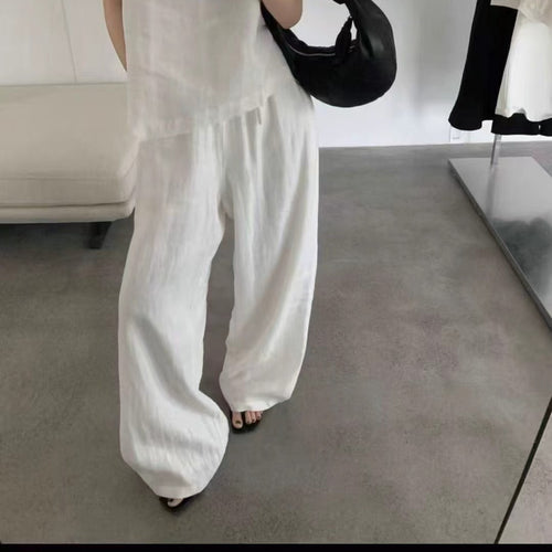 Femme Let Linned Co-Ord Sæt Stilla