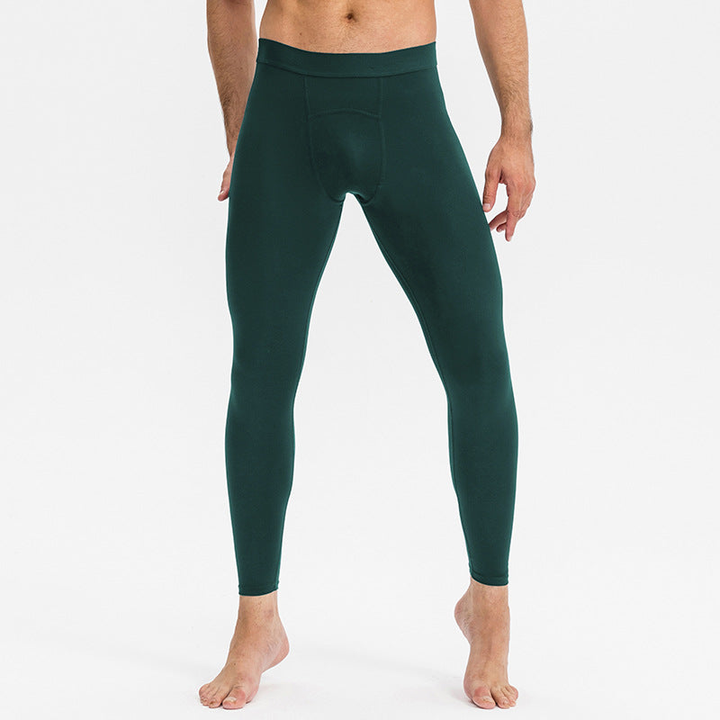 Herrer kompressions leggings med fugtregulerende teknologi og ergonomisk snit Stilla