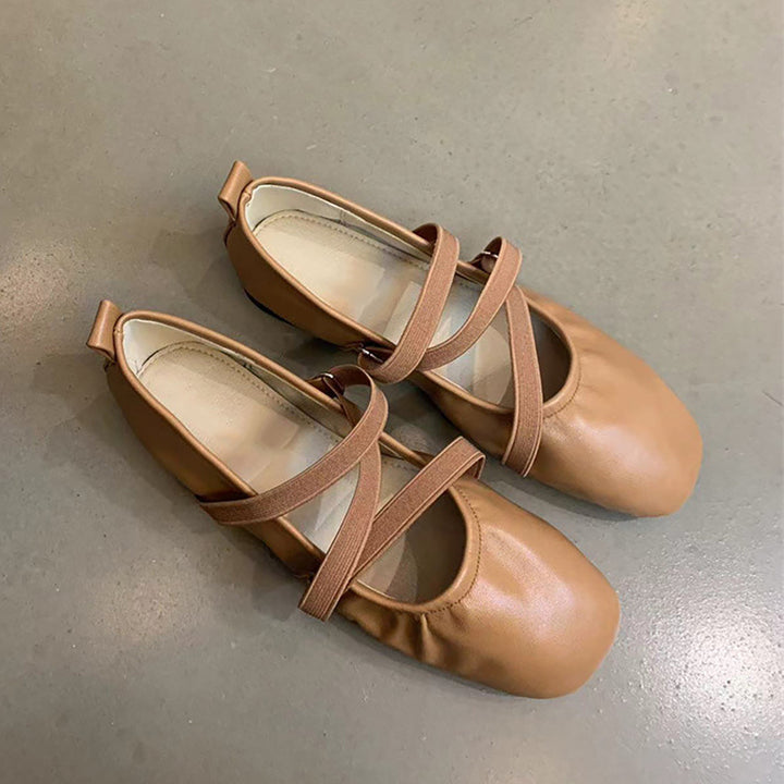 Dame Krydsrem Ballerina Flats Stilla