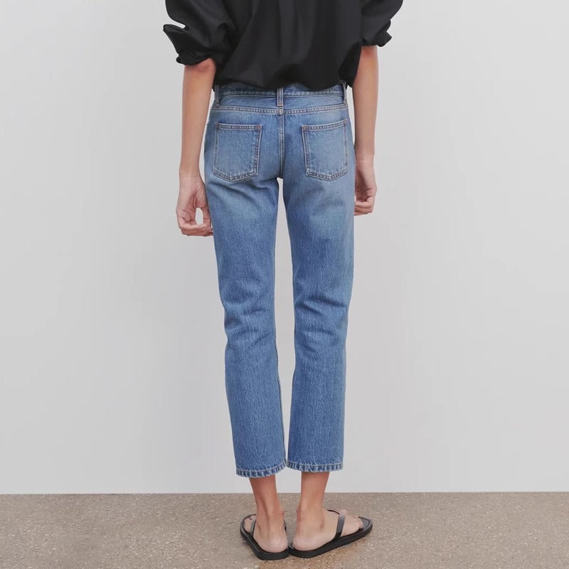 Kvinders højtaljede jeans i en afslappet pasform Stilla