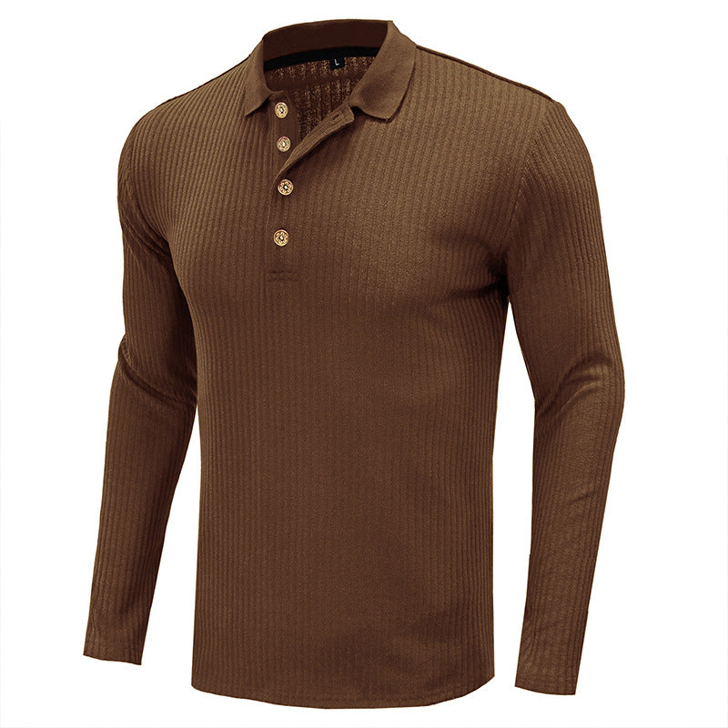 Herre Langærmet Polo T-shirt Stilla