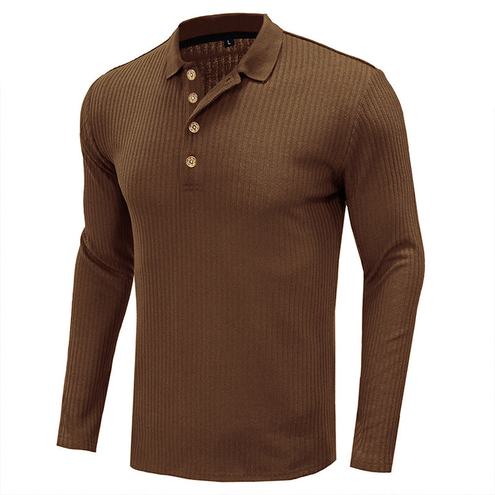 Herre Langærmet Polo T-shirt Stilla