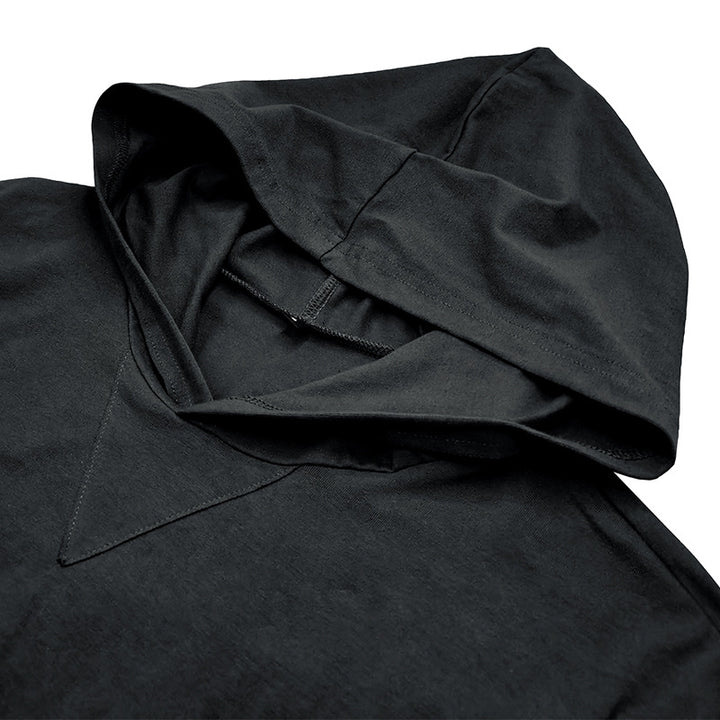 Herrer Langærmet Hoodie med moderne snit og afslappet V-hals Stilla